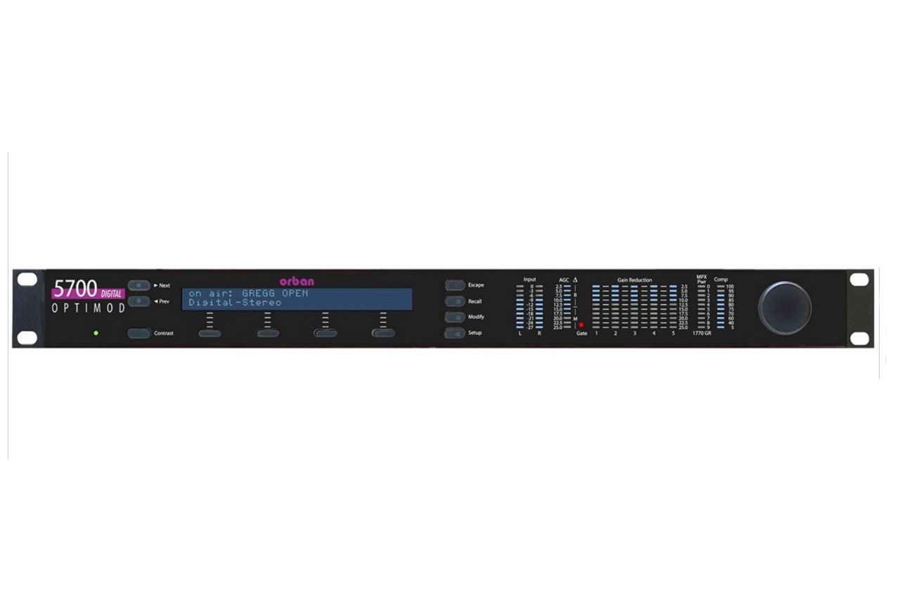 Orban 5700HD FM/HD Broadcast Processor with RBDS and RDS | RF BroadCast
